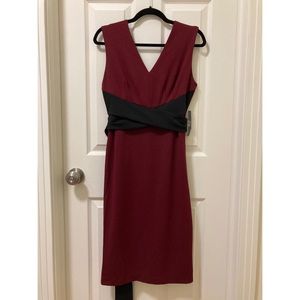 NWT New York & Company Burgundy Dress